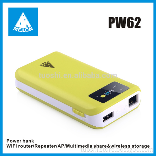 power bank & wireless usb wifi router